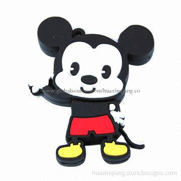 Animal-shaped USB Flash Drive, 128MB-64GB Capacities, Logo Design, USB 2.0/3.0, 5-year Warranty